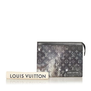 
            
                Load image into Gallery viewer, Louis Vuitton Monogram Galaxy Pochette Voyage MM Black
            
        